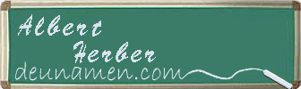 Albert Herber Visitenkarte